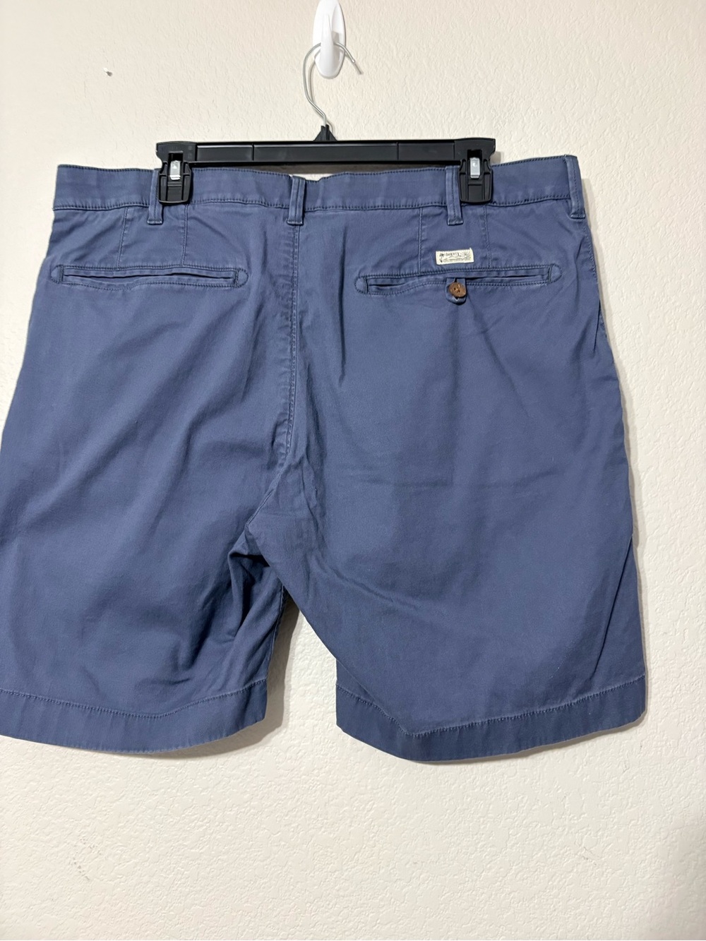 Men's Faherty Blue Organic Cotton‎ Tencel Blend 8” Casual Shorts 36